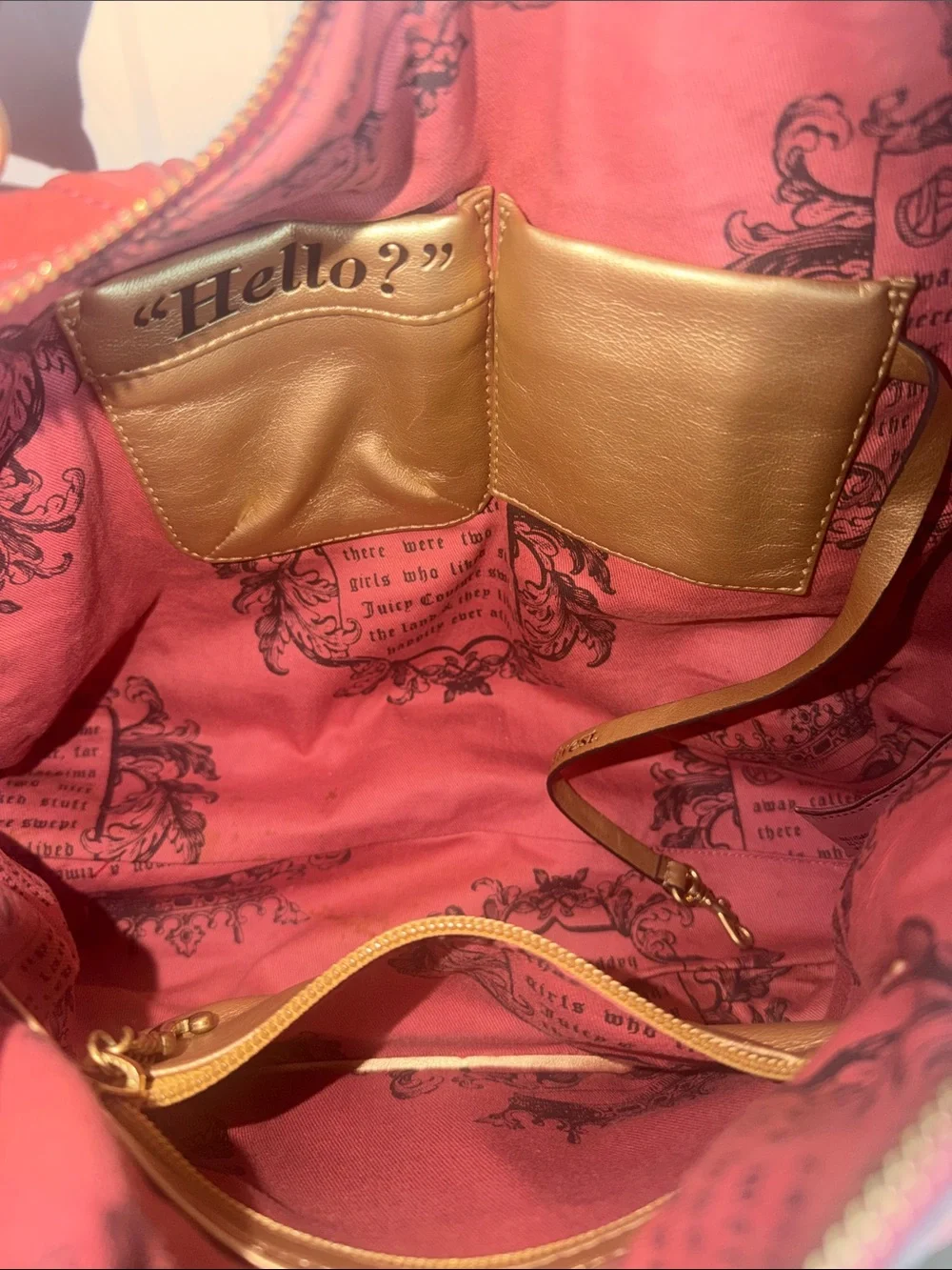 Juicy Couture structured pink